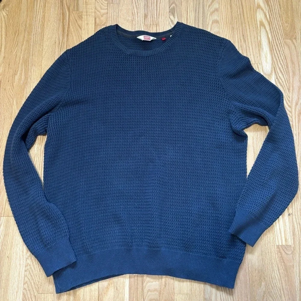 Hudson North | 100% Cotton Mens Cable Knit Crewneck Sweater Size XL - Picture 1 of 5